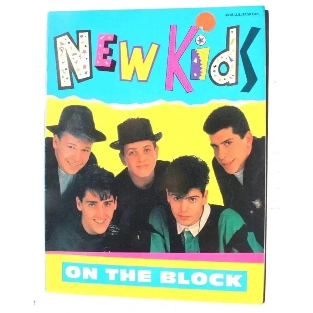 Vintage NEW KIDS ON THE BLOCK 1990 Concert Tour PROGRAM BOOK Music NKOTB